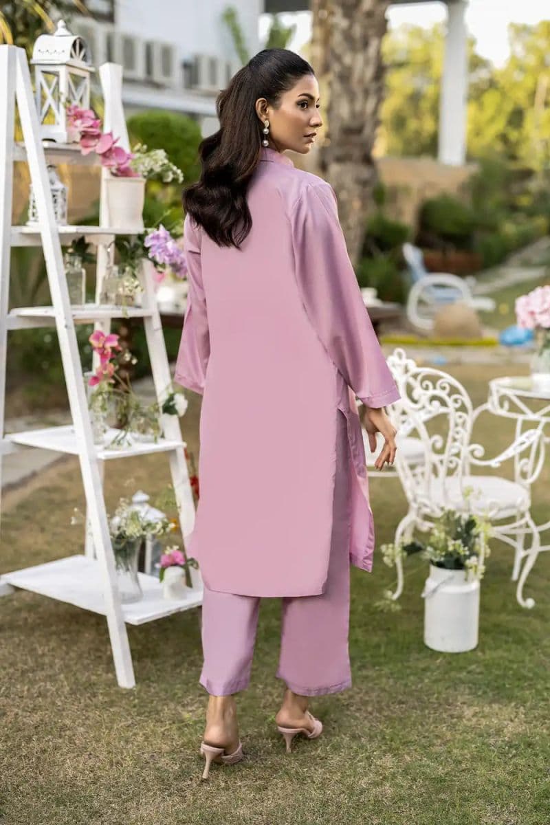 2 Piece - Dyed Silk Suit