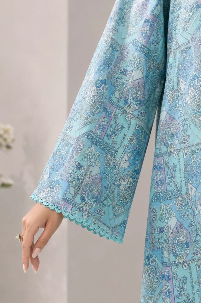 2-PIECE PRINTED CAMBRIC SUIT