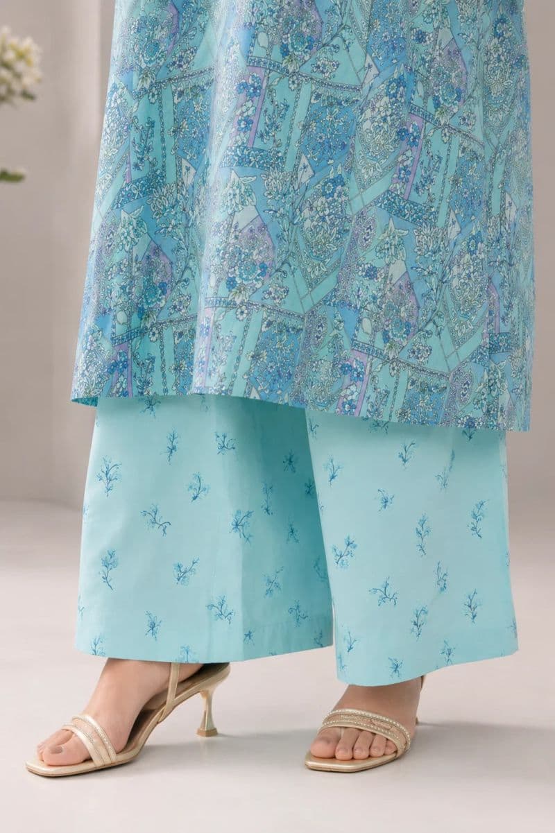 2-PIECE PRINTED CAMBRIC SUIT