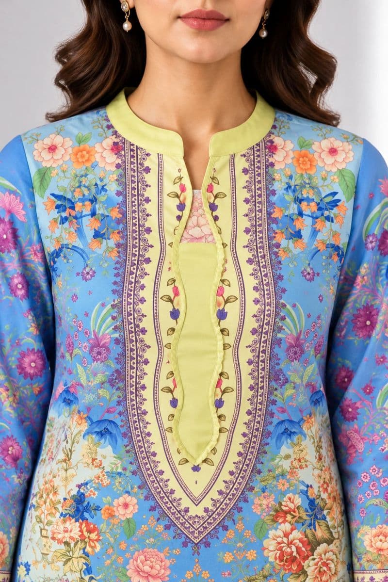 2-PIECE - PRINTED ARABIC LAWN SUIT