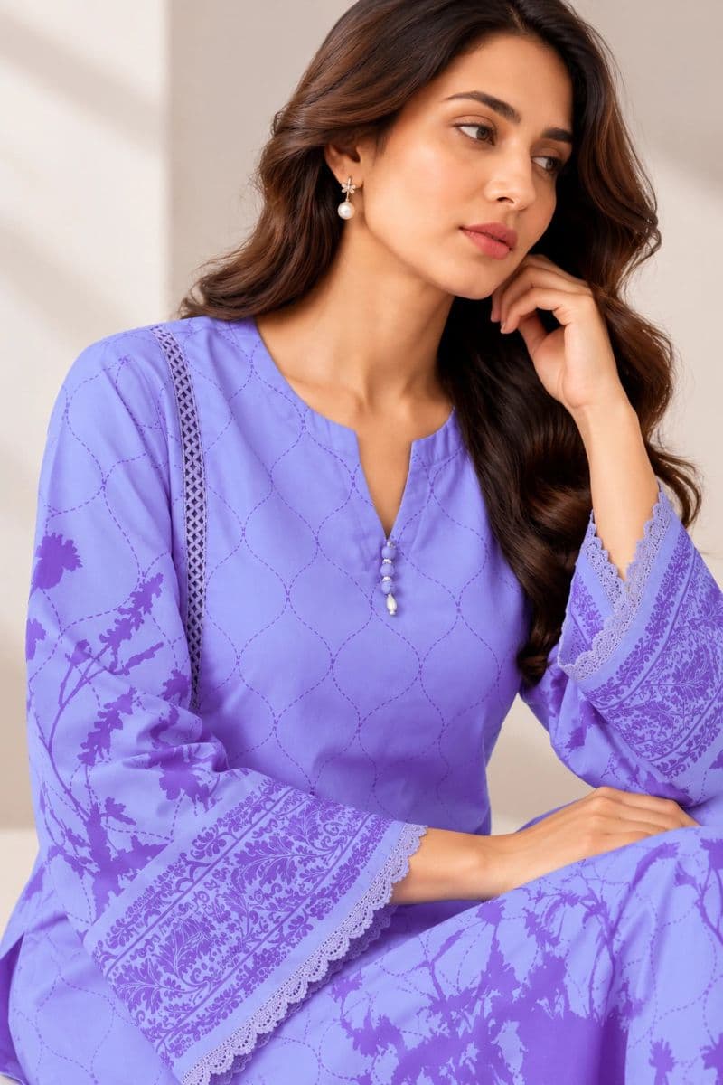 2-PIECE - PRINTED ARABIC LAWN SUIT