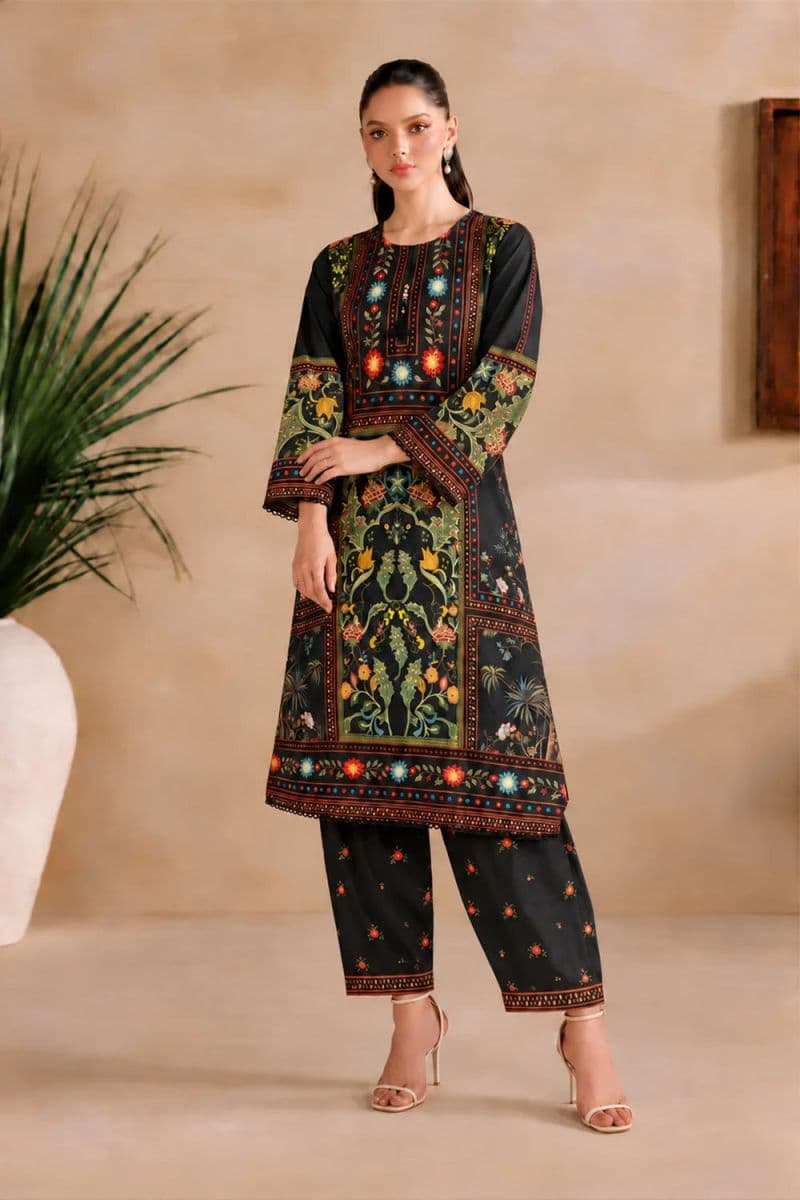 2-PIECE - PRINTED ARABIC LAWN SUIT