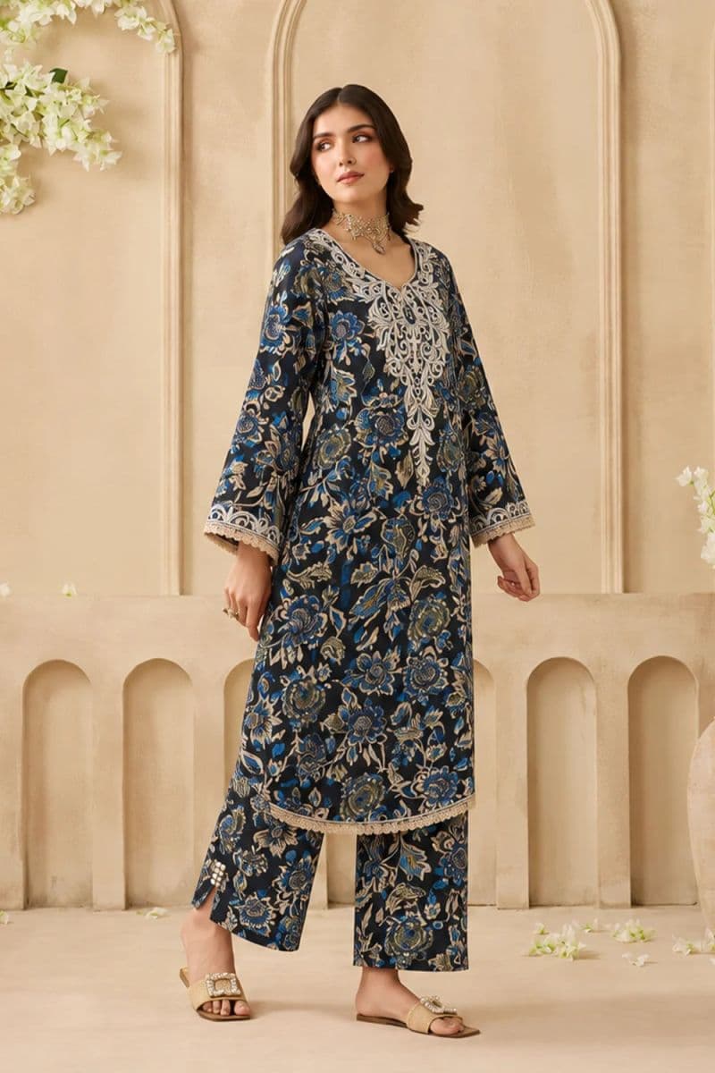 2-PIECE - PRINTED CAMBRIC SUIT