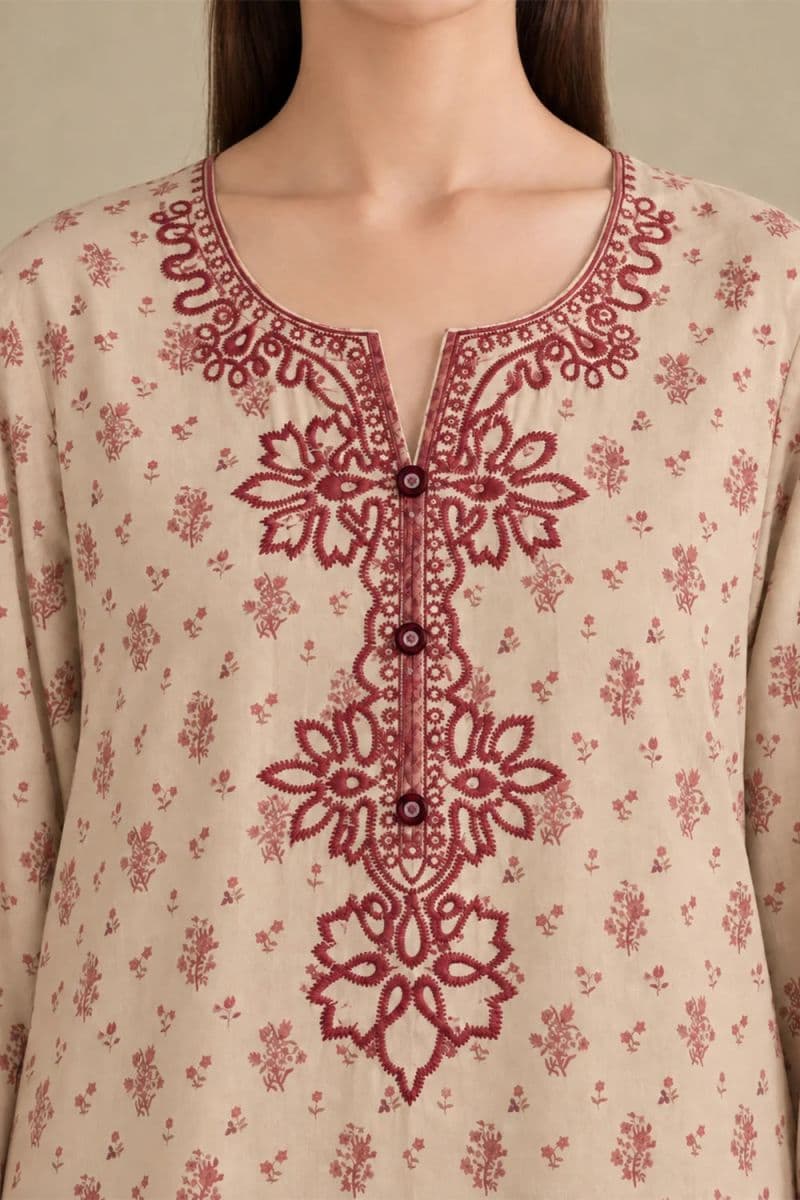 2-PIECE - PRINTED CAMBRIC SUIT