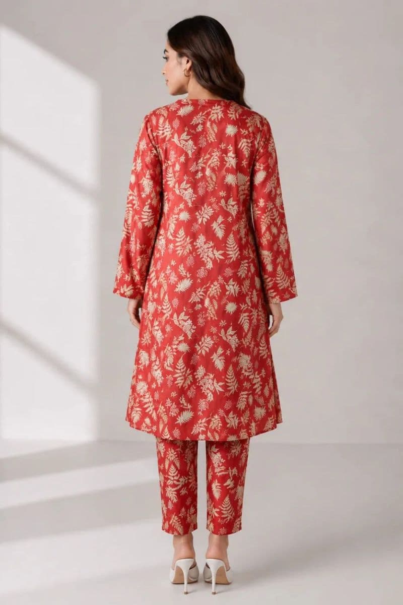 2-PIECE PRINTED CAMBRIC SUIT thumbnail