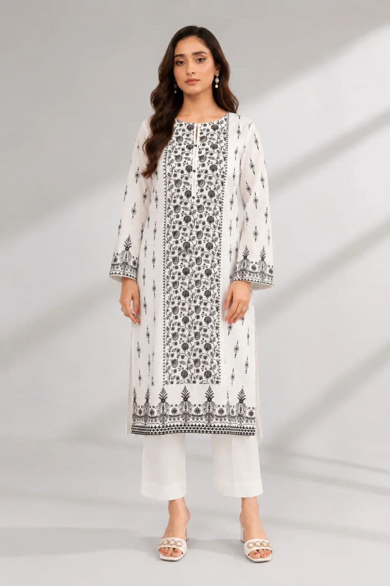 2 Piece - Embroidered Suit
