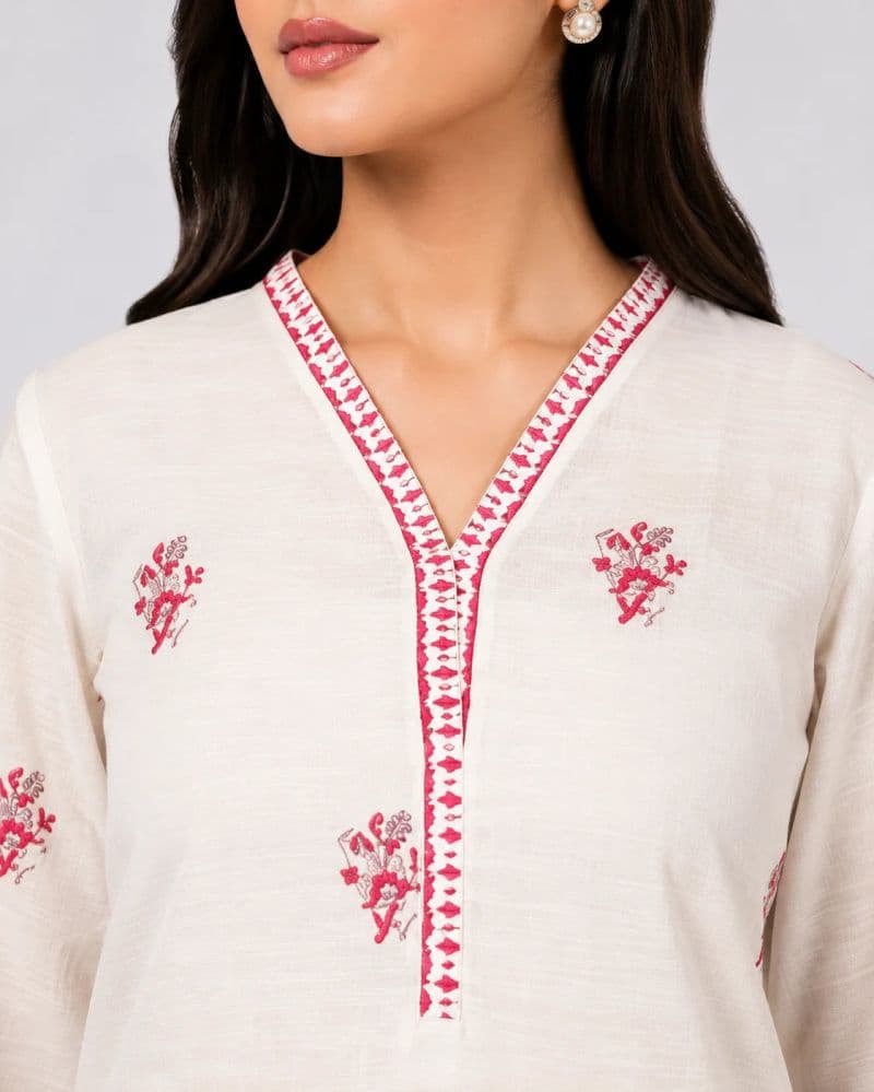 2 Piece - Printed Khaddar Suit