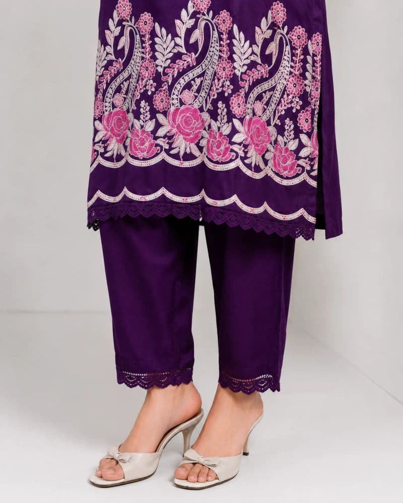 2 Piece - Embroidered VISCOSE Suit thumbnail