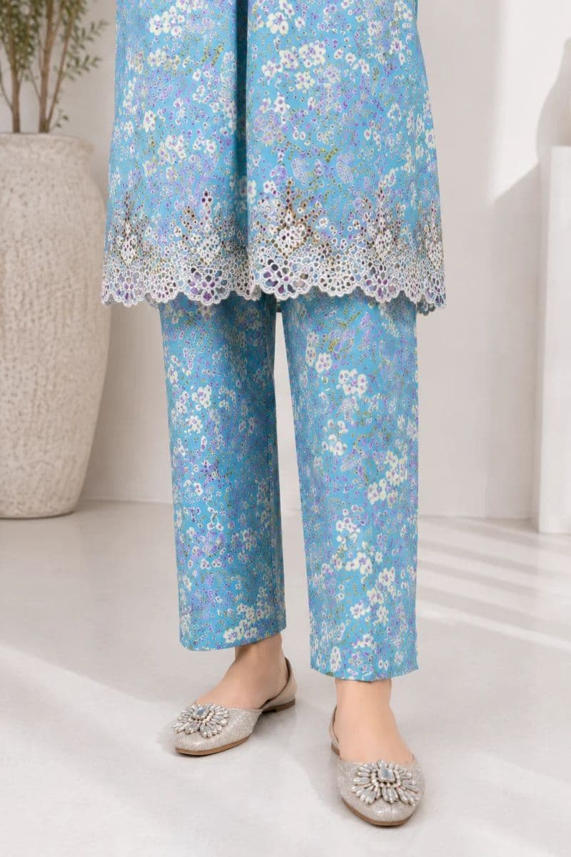 2 Piece - Embroidered Cotton Lawn Suit thumbnail