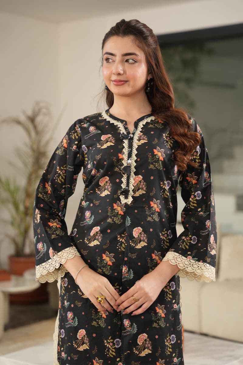2 Piece - Printed Lawn Suit