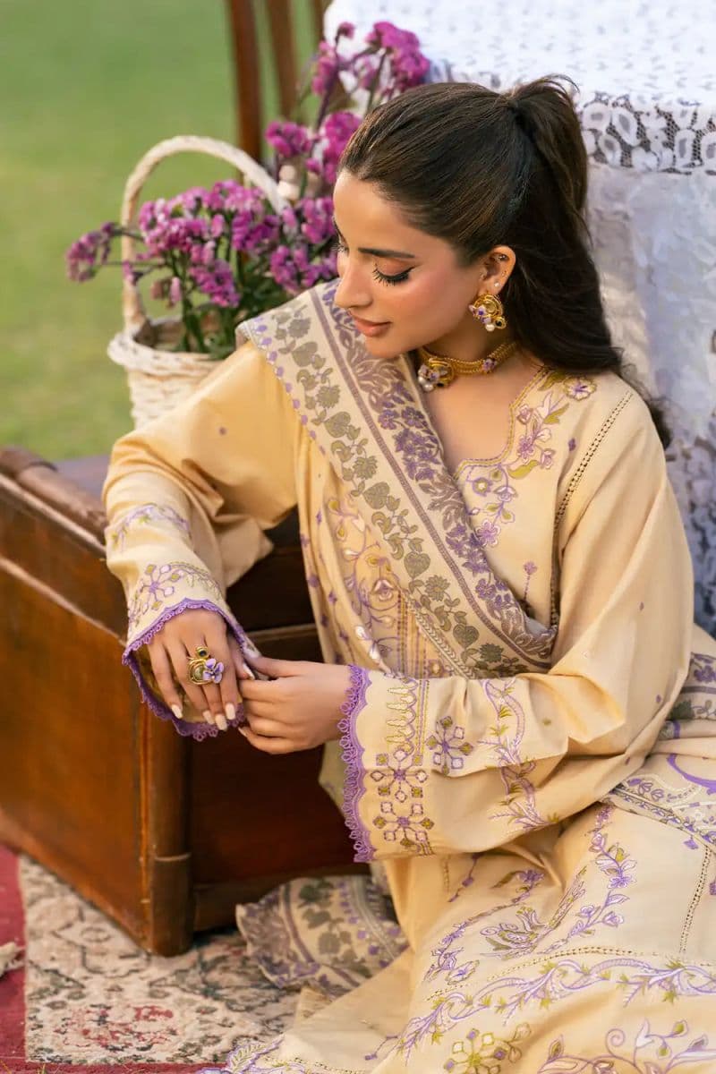 3 Piece - Embroidered Cambric Suit thumbnail
