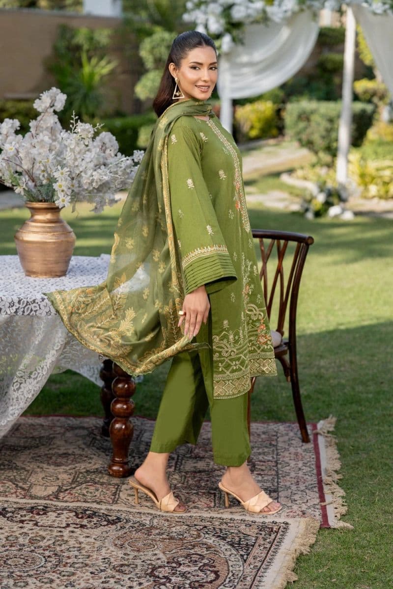 3 Piece - Embroidered Cambric Suit thumbnail
