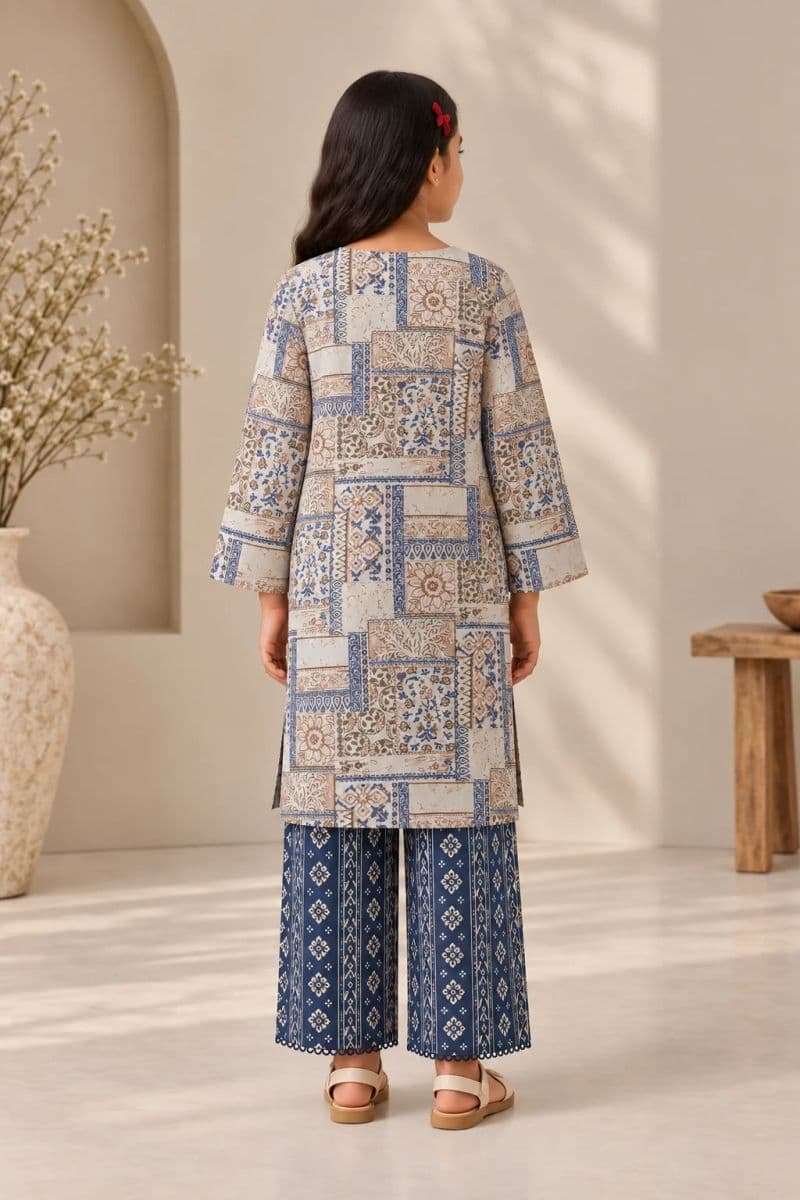 2 PIECE - PRINTED COTTON SUIT