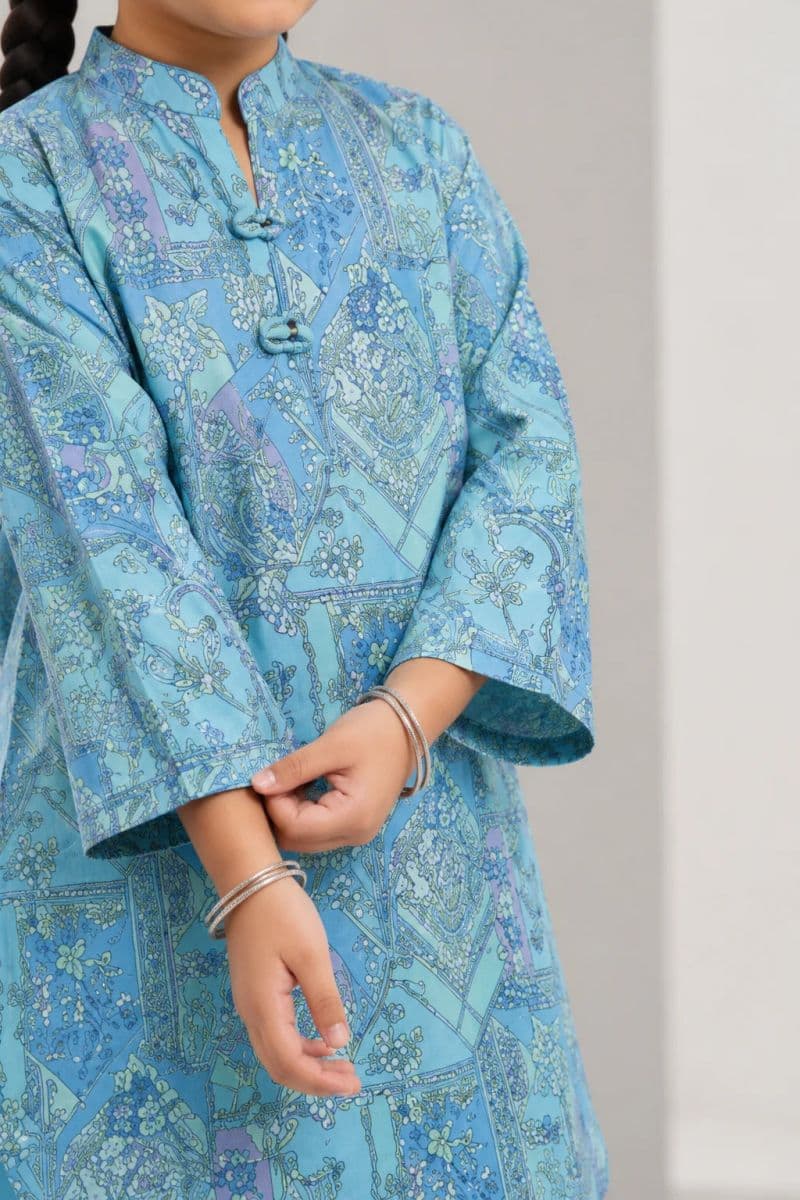 2 Piece - Printed Cambric Suit