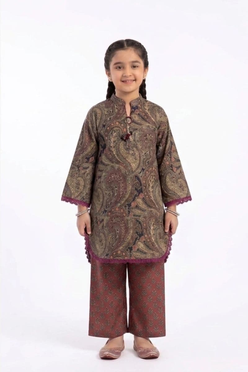 2 Piece - Printed Cambric Suit