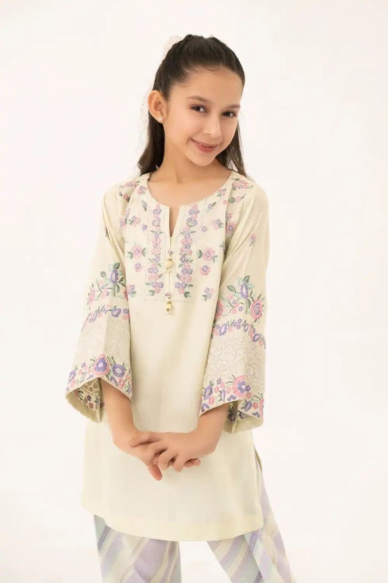 2 Piece - Embroidered Doria Lawn Suit thumbnail