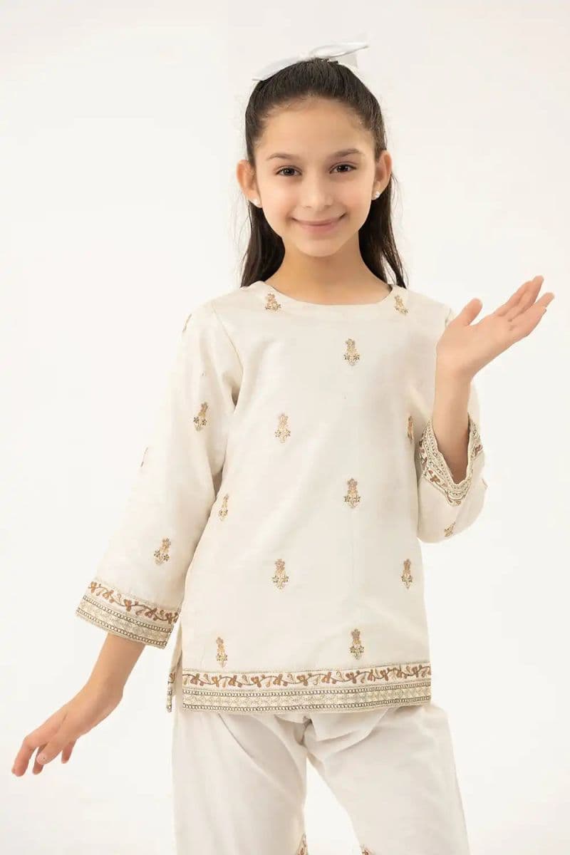 2 Piece - Embroidered Viscose Suit