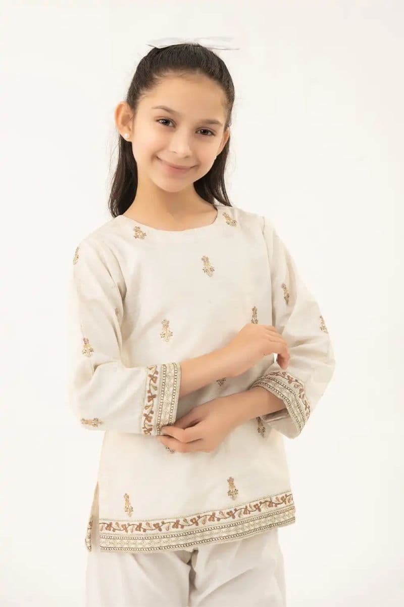 2 Piece - Embroidered Viscose Suit