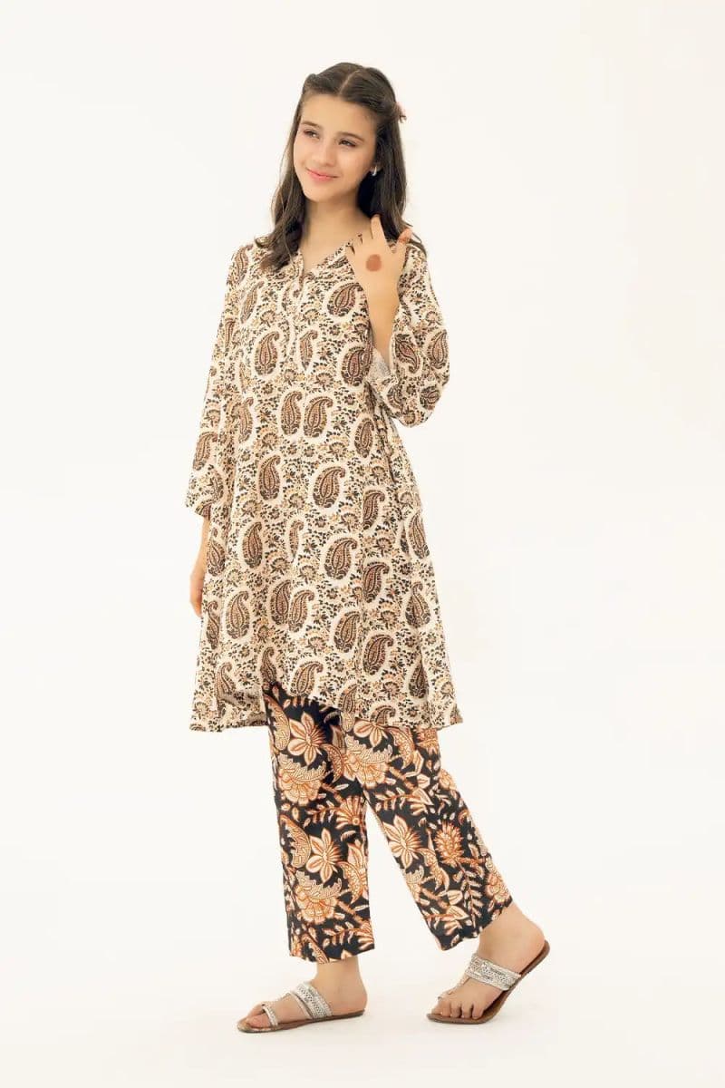 2 Piece - Printed Arabic Lawn Suit thumbnail