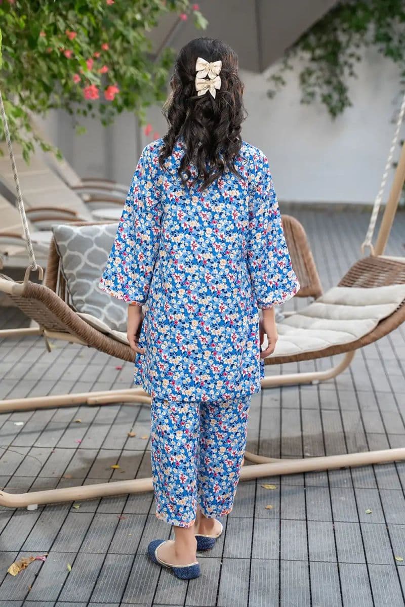 2 Piece - Printed Cambric Suit