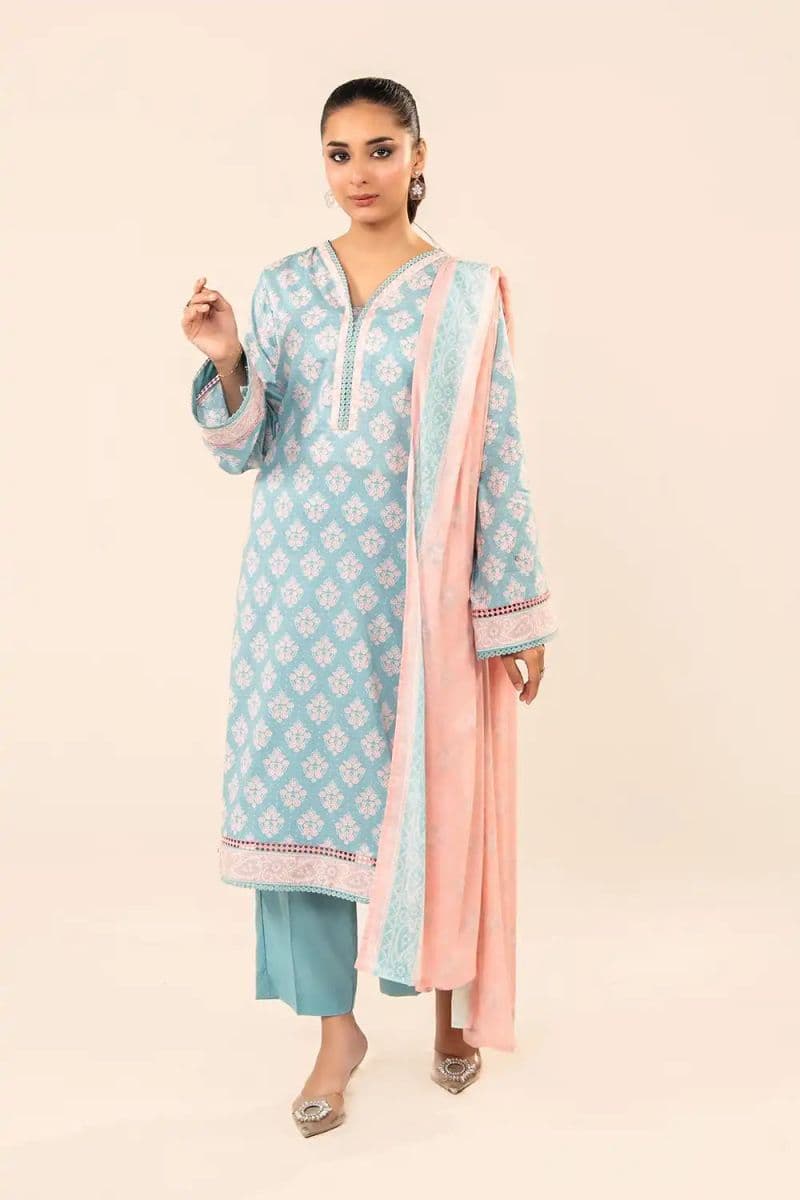3 Piece - Printed Lawn Suit
