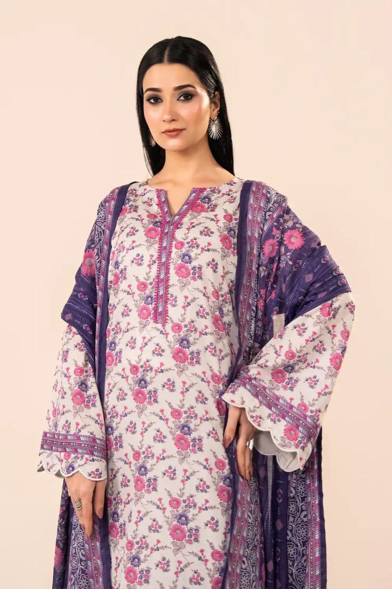 3 Piece - Printed Lawn Suit
