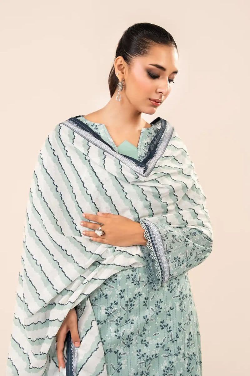 3 Piece - Printed Lawn Suit
