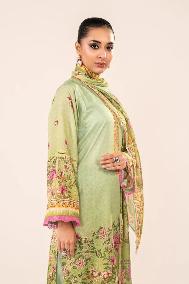 3 Piece - Printed Lawn Suit