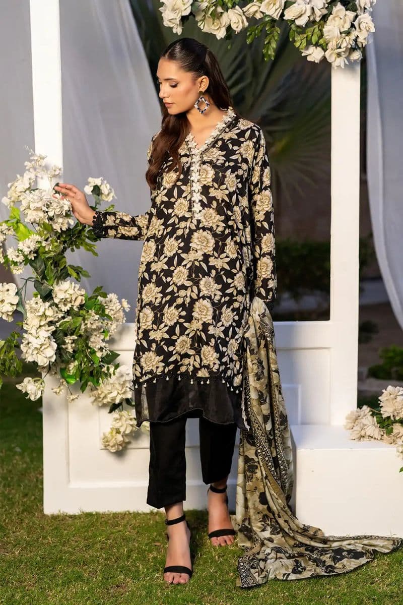 3 Piece - Printed Lawn Suit