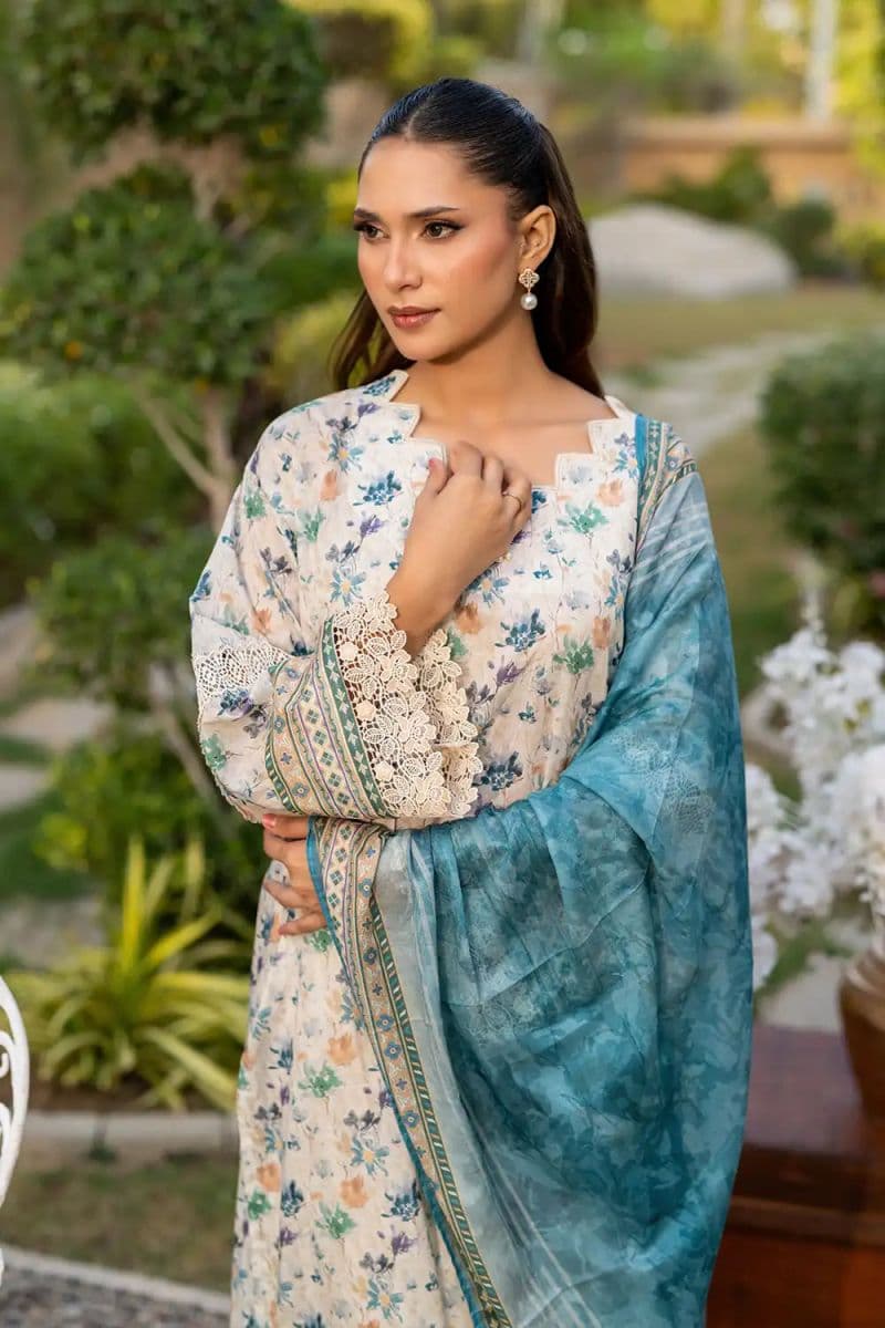 3 Piece - Printed Lawn Suit