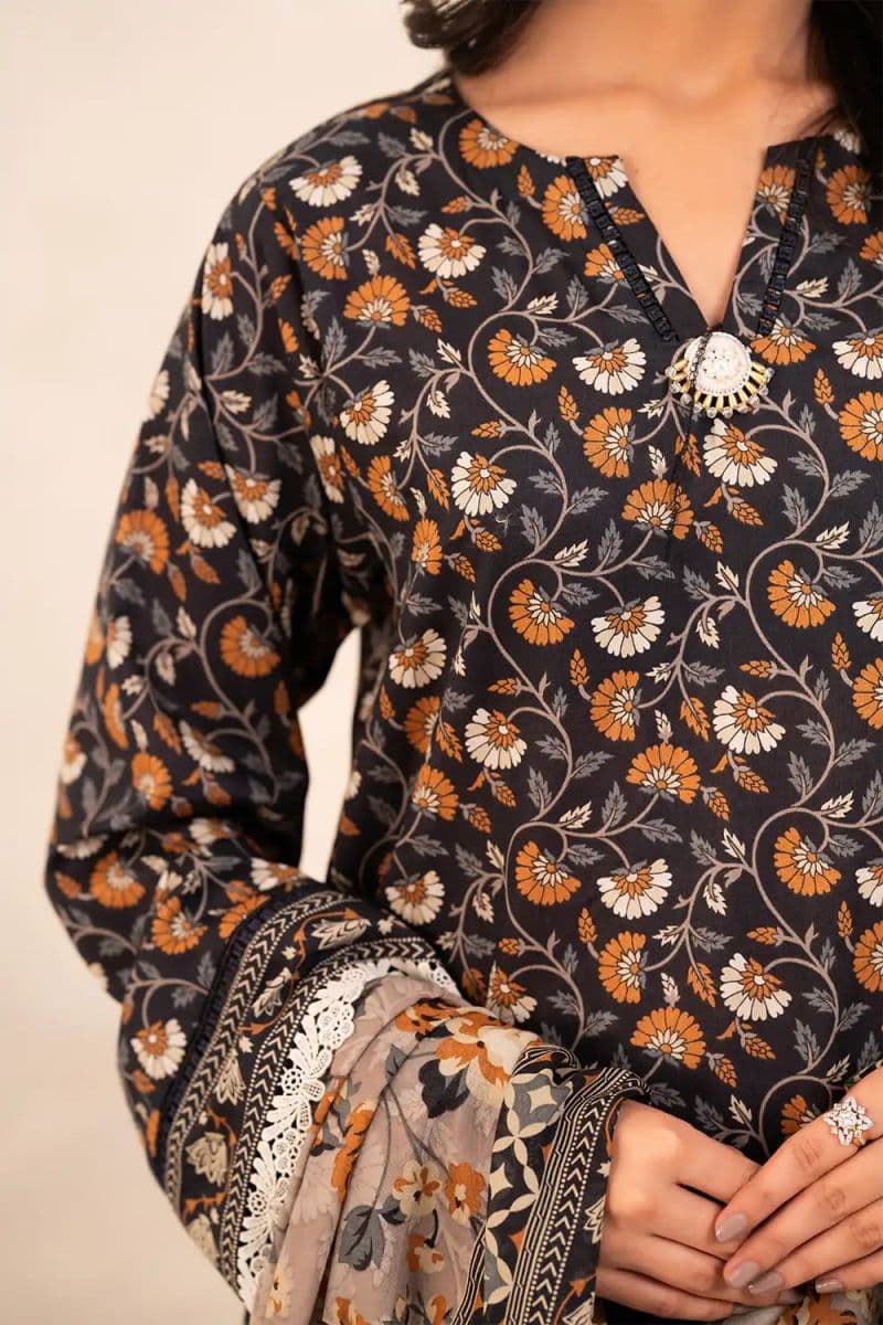 3 Piece - Printed Lawn Suit