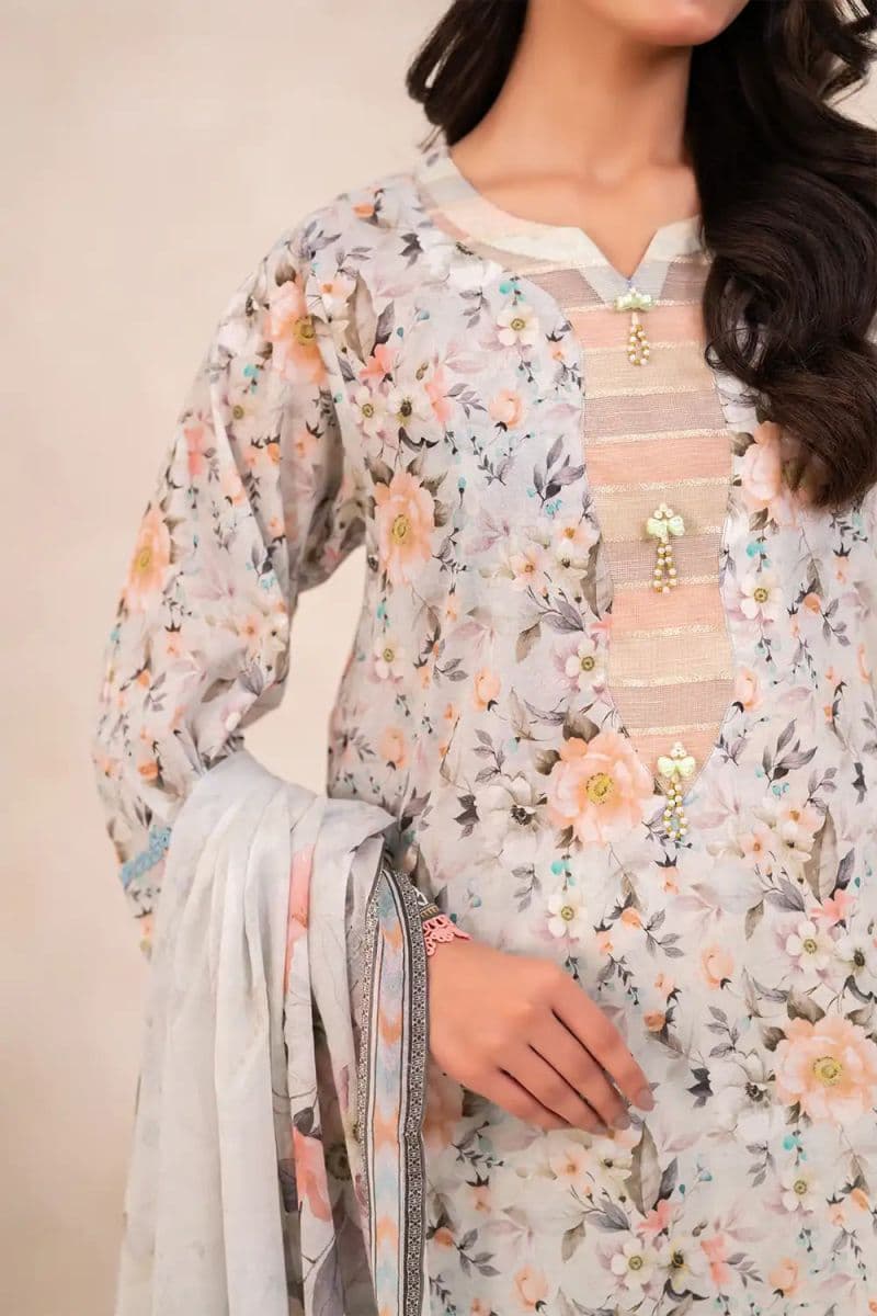 3 Piece - Printed Lawn Suit