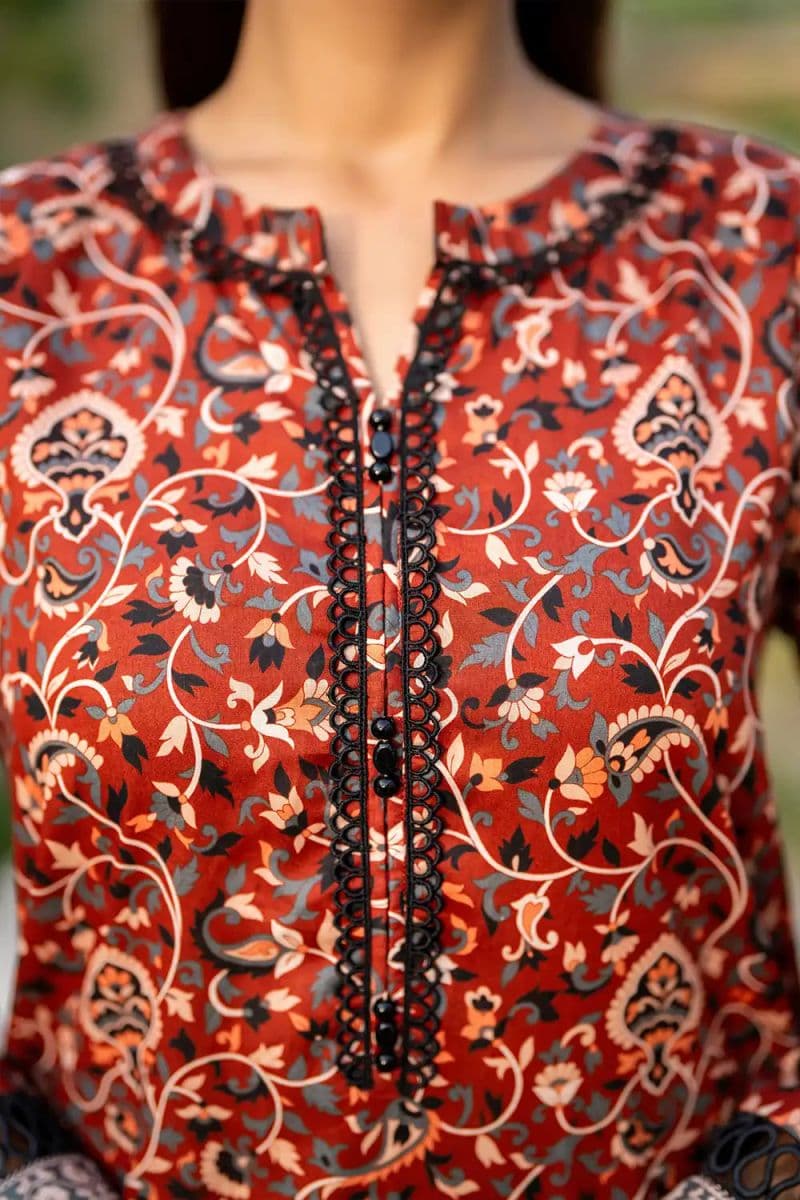 3 Piece - Printed Lawn Suit
