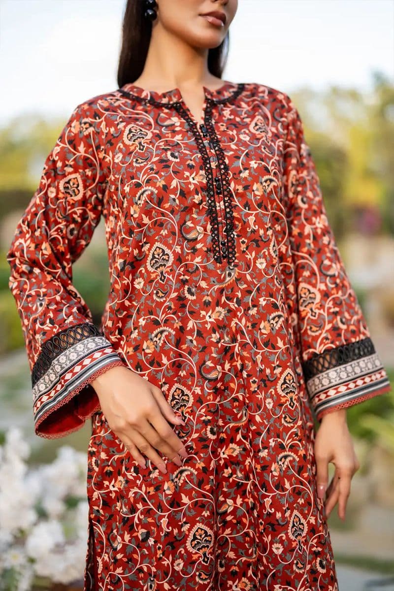3 Piece - Printed Lawn Suit
