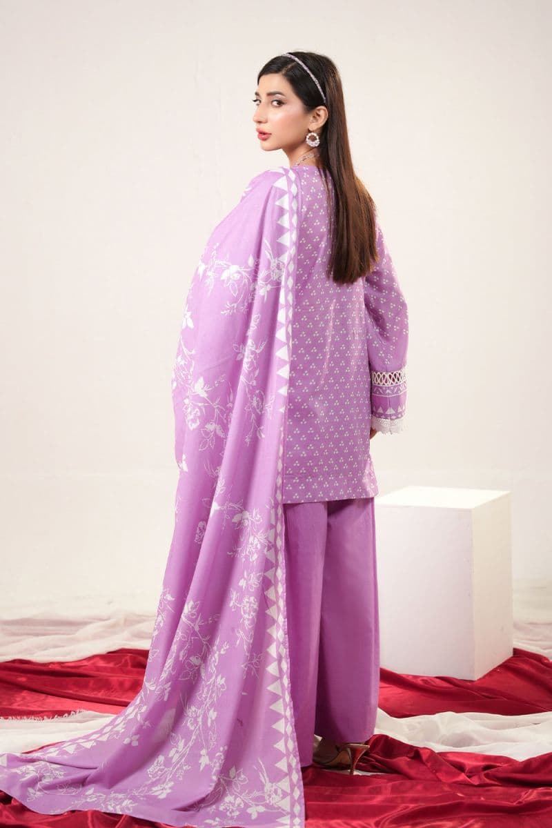 3 Piece - Printed Lawn Suit