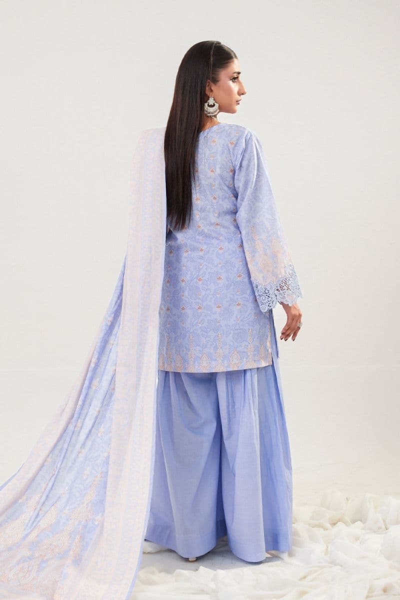 3 Piece - Printed Lawn Suit