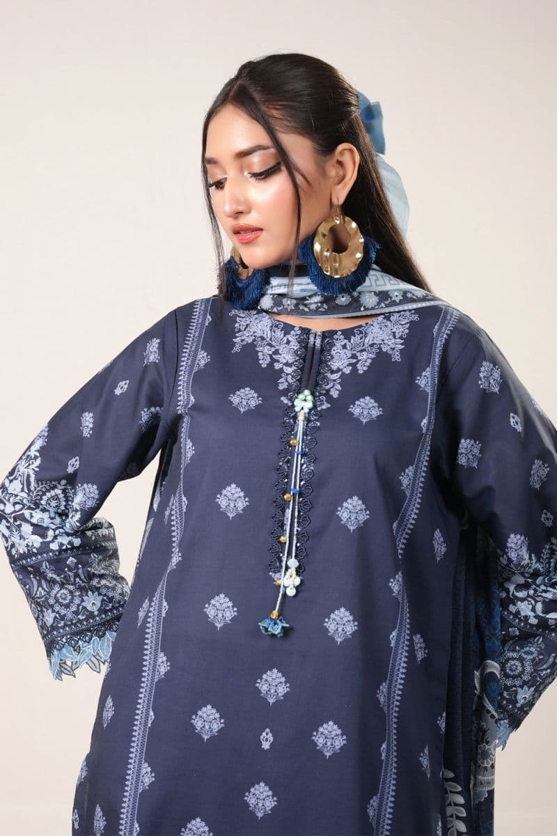 3 Piece - Printed Lawn Suit