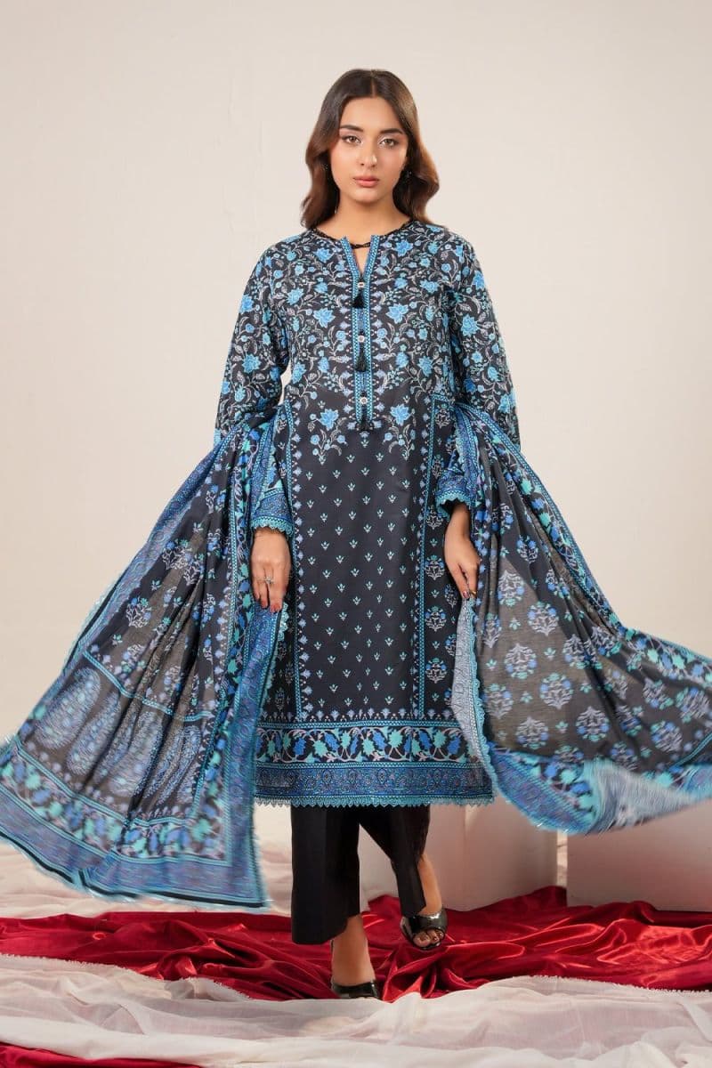 3 Piece - Printed Lawn Suit