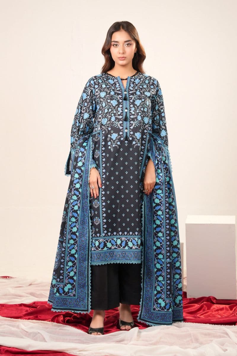 3 Piece - Printed Lawn Suit
