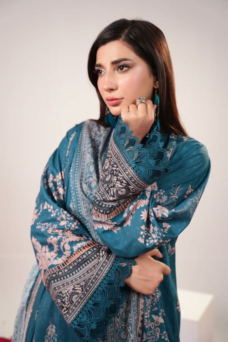 3 Piece - Printed Lawn Suit