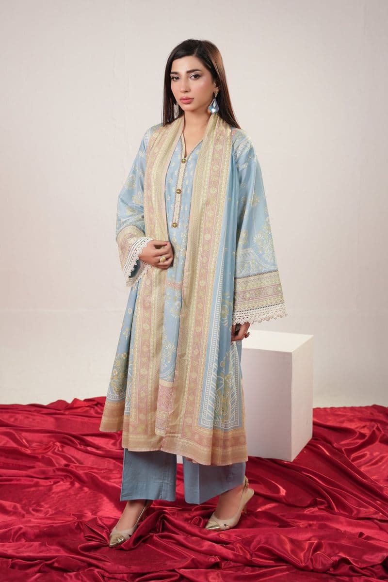 3 Piece - Printed Lawn Suit