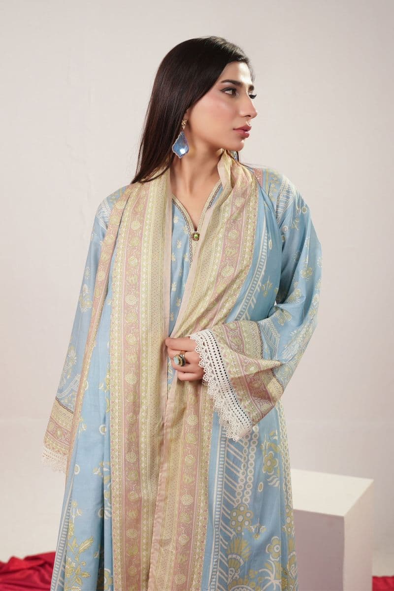 3 Piece - Printed Lawn Suit