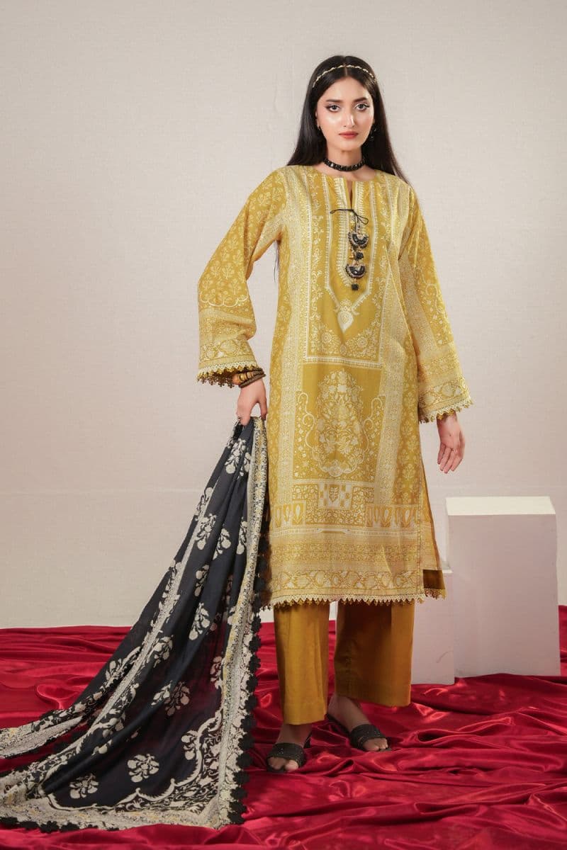 3 Piece - Printed Lawn Suit