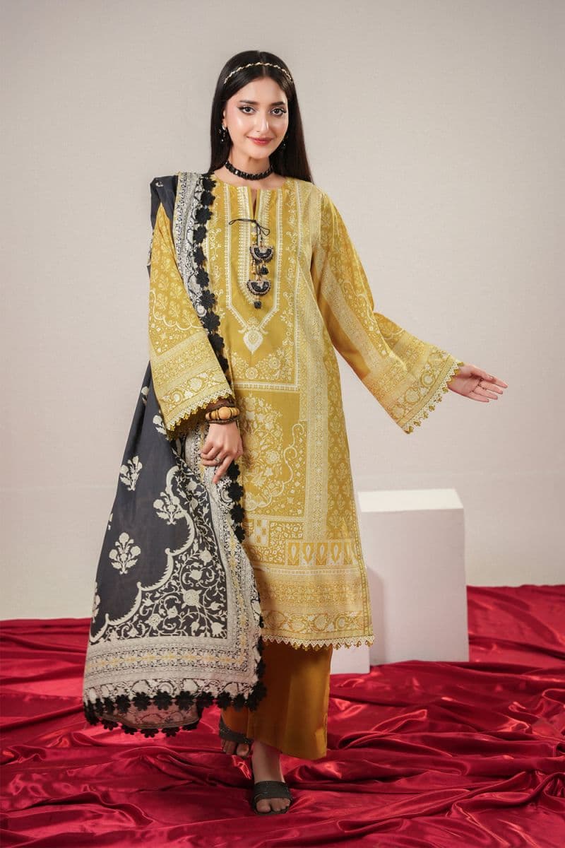 3 Piece - Printed Lawn Suit