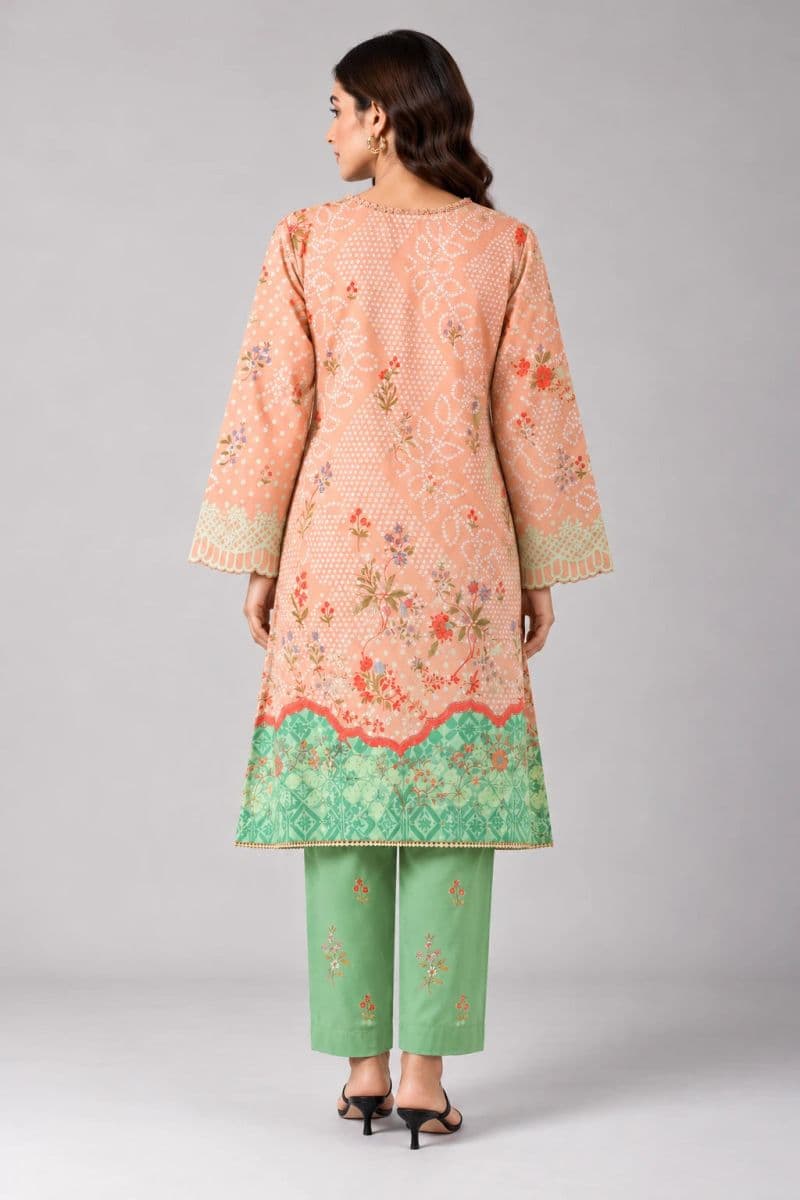 2-PIECE - PRINTED ARABIC LAWN SUIT thumbnail