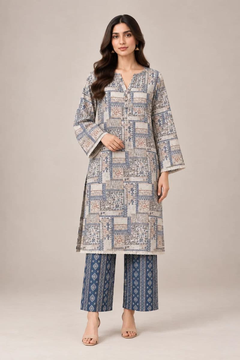 2-PIECE - PRINTED CAMBRIC SUIT thumbnail