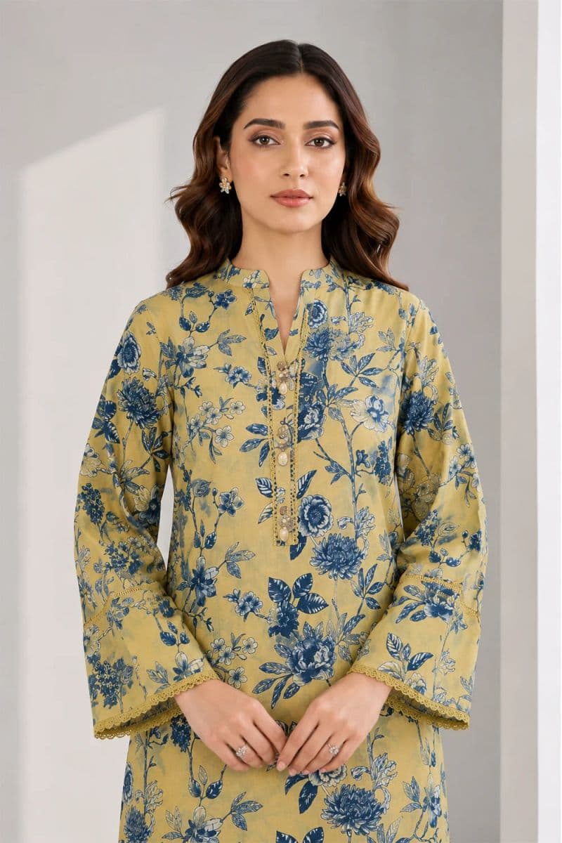 2-PIECE PRINTED CAMBRIC SUIT thumbnail