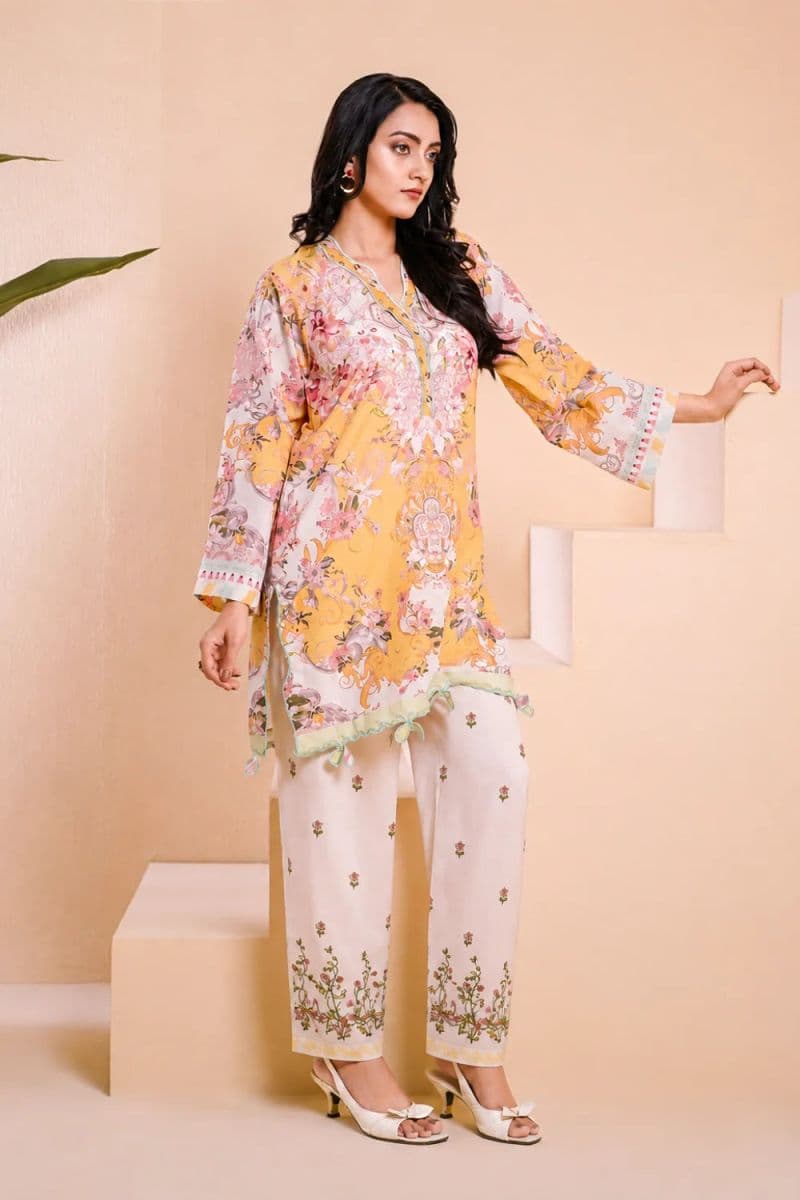 2 Piece - Printed Arabic Lawn Suit thumbnail
