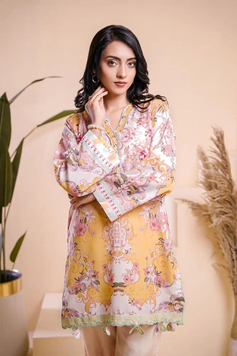 2 Piece - Printed Arabic Lawn Suit thumbnail