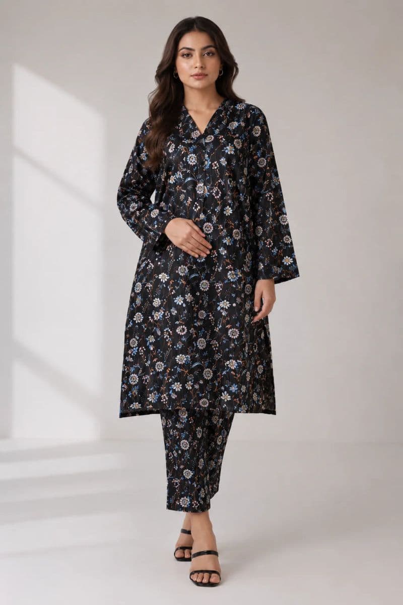 2-PIECE PRINTED CAMBRIC SUIT thumbnail